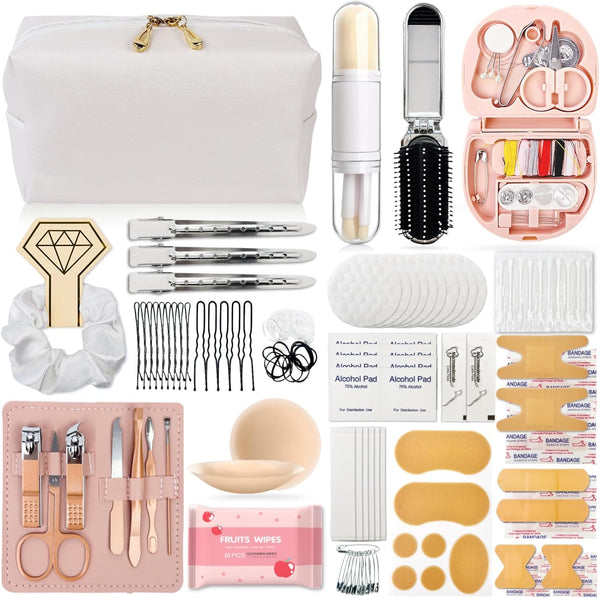 Women'S Wedding Emergency Kit 39 Essential Items for Brides Team Bride All in One Travel Kit Personal Care Women'S Travel Set