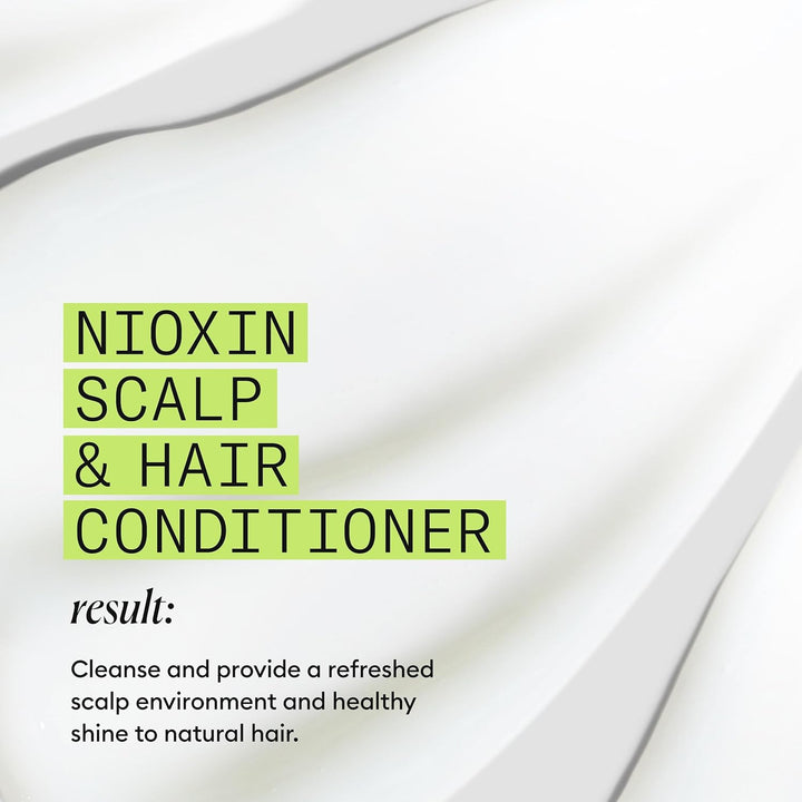 System 2 Scalp + Hair Thickening Conditioner for Natural Hair with Progressed Thinning | Boost Hair Density with Niacinamide & Biotin | Refreshed Scalp with Healthy Shine