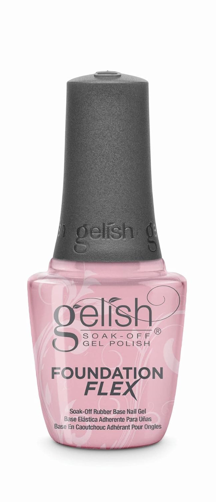 Foundation Flex – Flexible Base Coat for Nails, Ridge Filling, & Perfect Protection, Soak-Off Rubber Base Gel Nail Kit for Long-Lasting Nail Strength and Flexibility (Clear, 15Ml)