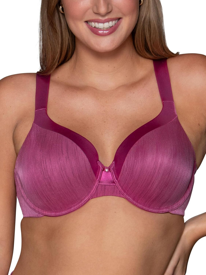 Women'S Illumination Full Figure Zoned-In Support Bra, Lightly Lined Cups up to DD