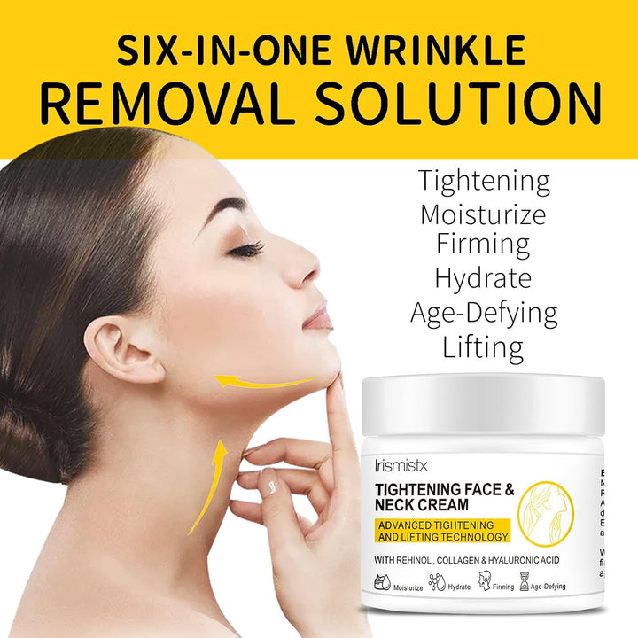 Neck Cream, Neck Tightening Cream, Skin Firming & anti Wrinkle Face Cream, Skin Tightening Cream for Face, Neck, Chest & Décolleté.