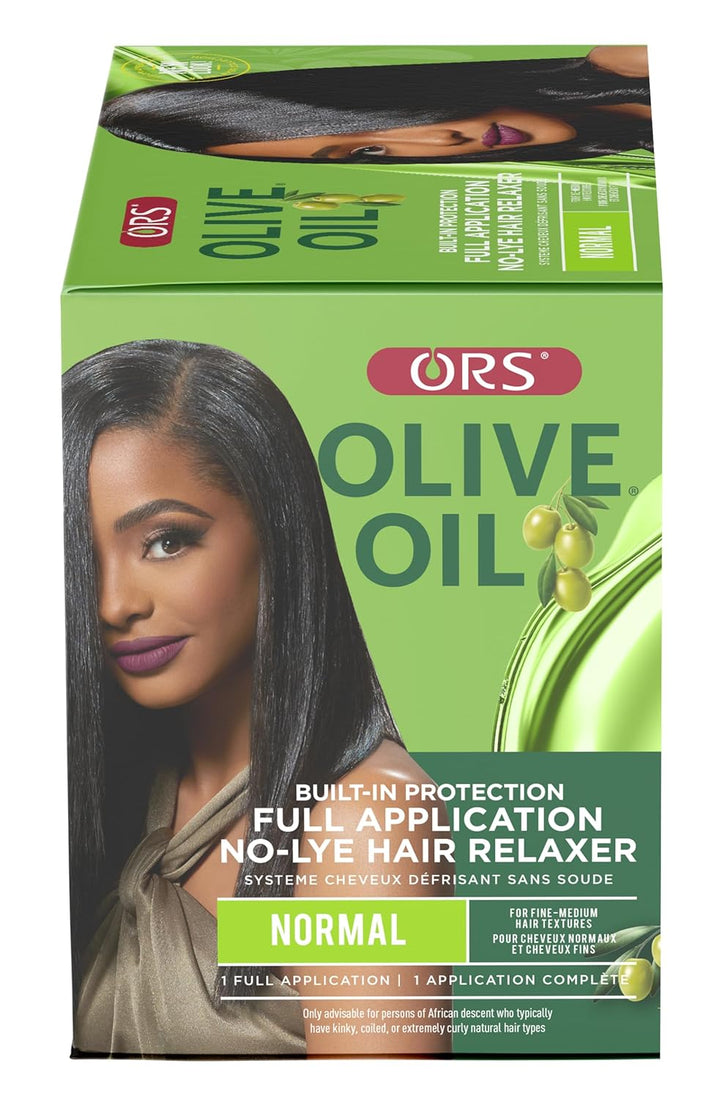 Olive Oil Built-In Protection Full Application No-Lye Hair Relaxer Normal Strength (Pack of 1)