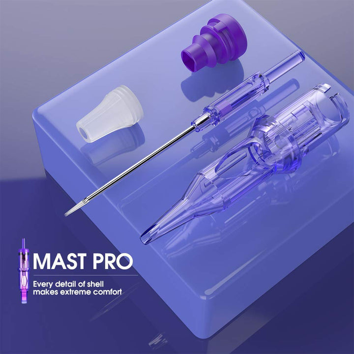Mast Pro Tattoo Cartridges 1005RL 20Pcs Disposable Needles Bugpin #10 5 round Liner