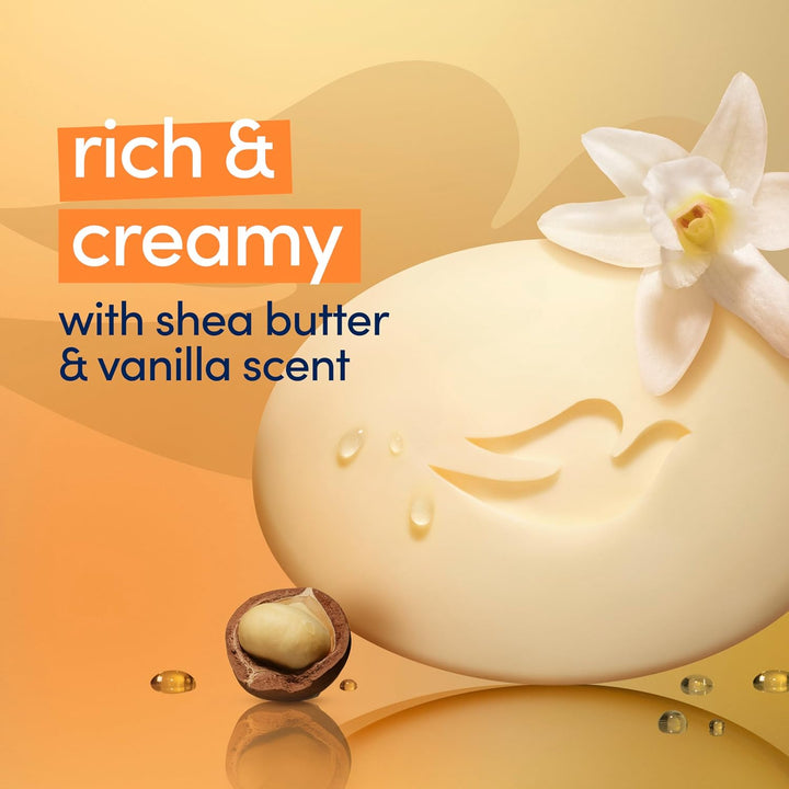 Beauty Bar Soap Shea Butter, 8 Count