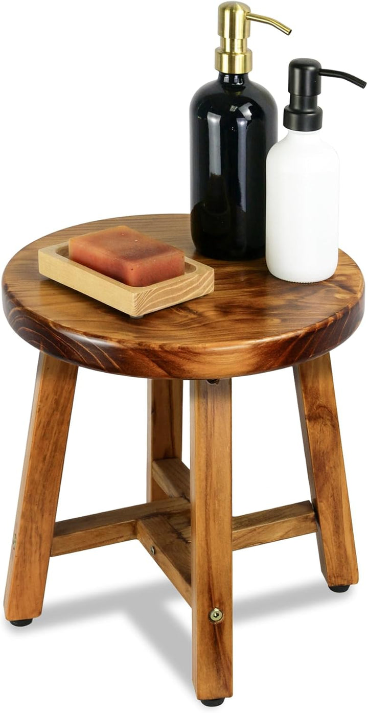 Shower Foot Rest 12 in - Shower Stool for Shaving Legs, Small Corner Bathroom Bench Suitable for Small Shower Spaces - Bath Seat, Spa Foot Rest Shaving Stool Corner