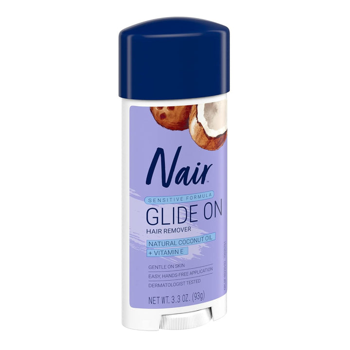 Hair Remover Sensitive Formula Glide on Depilatory Cream 3.3 Oz