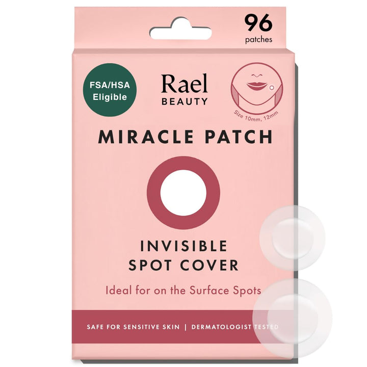 Pimple Patches, Miracle Invisible Spot Cover - Hydrocolloid Acne Patch, Treatment for Breakouts, Absorbs Zits & Blemish, Korean Skin Care, 2 Sizes (96 Count)