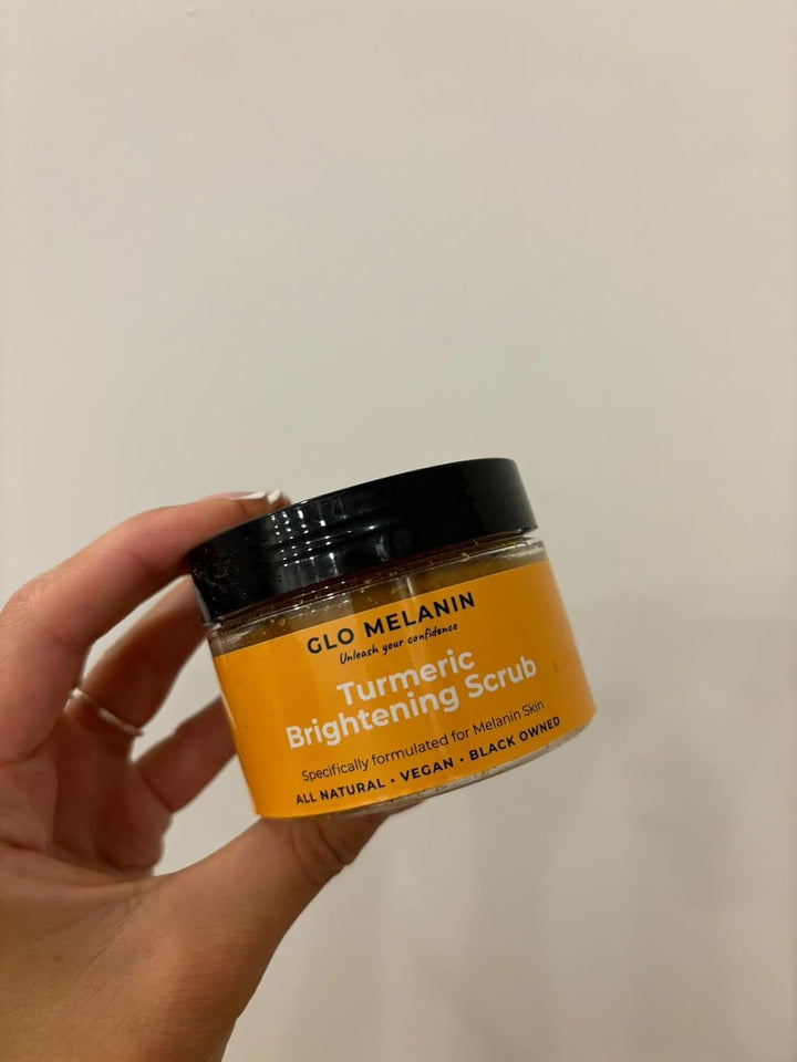 Turmeric Scrub for Dark Spots, Brightening Inner Thighs Bikini Area Underarms, Natural Exfoliating Face