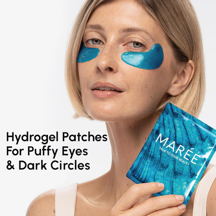 Eye Gels - Pads under Eye Patches for Puffy Eyes and Dark Circles with Collagen & Hyaluronic Acid - anti Wrinkles under Eye Masks Skincare Treatment for Puffiness & Bags - Parches Para Ojeras