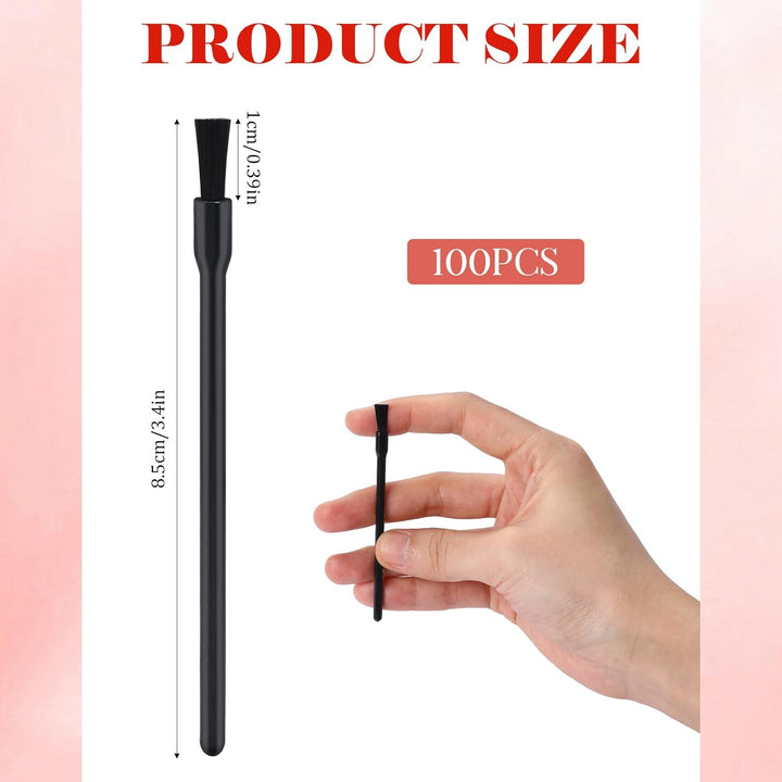 100 Pcs Lip Brushes Disposable Nail Polish Brushes Disposable Lip Brushes Lip Wand Disposable Applicators Lipstick Lip Gloss Wands Nail Polish Brush Multifunctional Makeup Brushes for Women