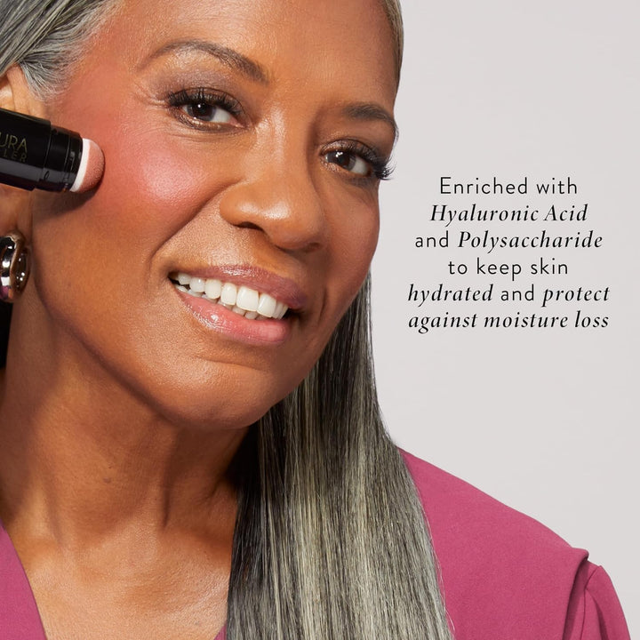 Serum Blush Tint, Lightweight Liquid Blush for Cheeks, Weightless Watercolor Sheer Finish, Practical Pink