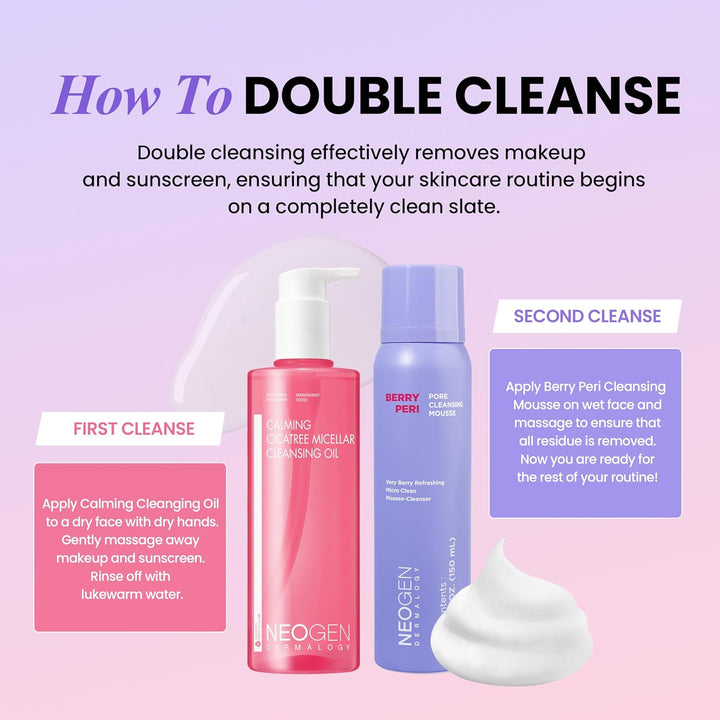 DERMALOGY by NEOGENLAB NEOGEN BERRYPERI PORE CLEANSING MOUSSE 5.07 Oz / 150Ml