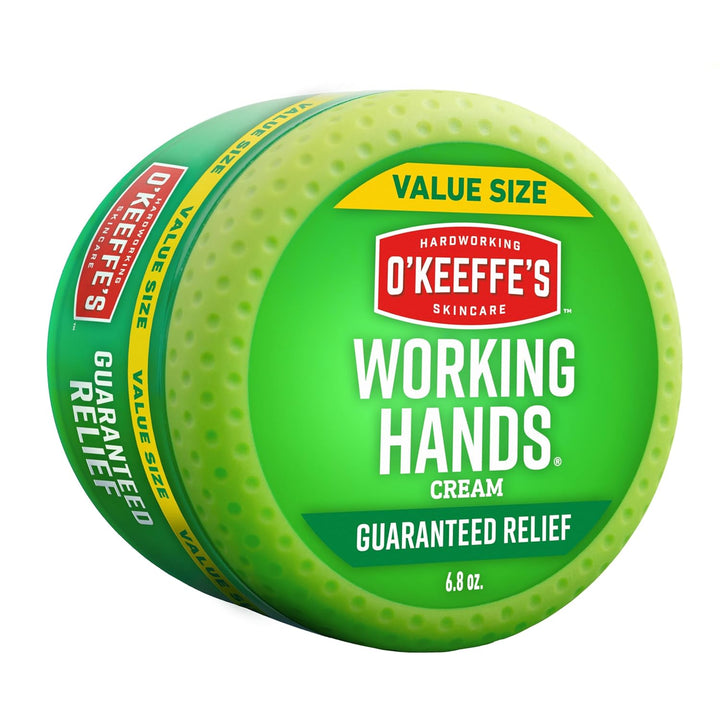 Working Hands Hand Cream for Extreme Dryness - 3.4 Oz Jar (1 Pack) - Repairing Skincare for Cracked, Dry Hands