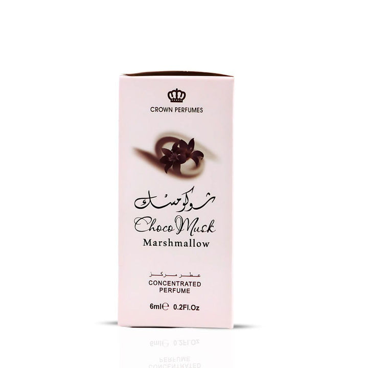 Choco Musk Marshmallow Perfume Oil Roll-On - 6Ml (0.2 Oz) | Gourmand Fragrance with Strawberry, Marshmallow & Cocoa | Sweet, Fluffy & Addictive | Arabian Dessert Scent for Women