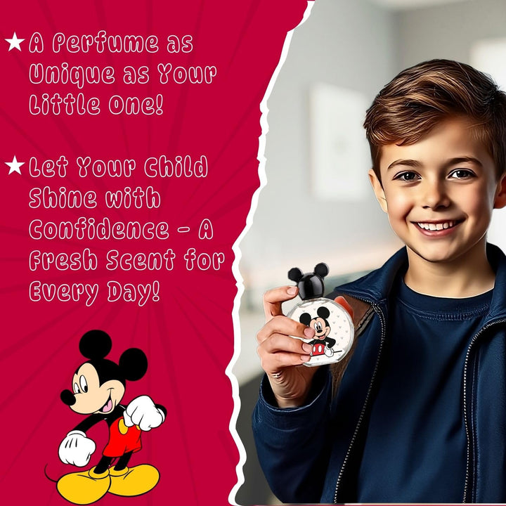 Mickey Mouse, , Fragrance, for Kids, Eau De Toilette, EDT, 3.4Oz, 100Ml, Cologne, Spray, Made in Spain, by Air Val International