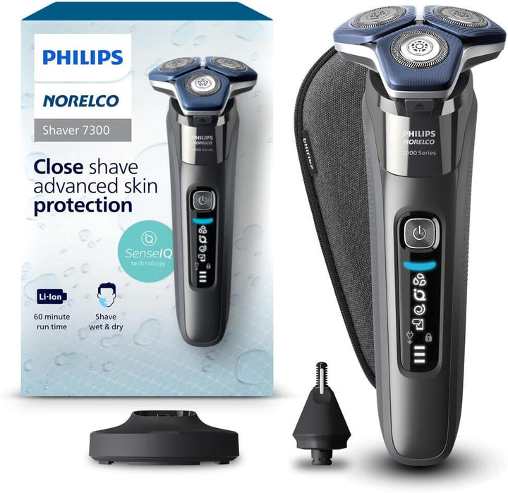 Philips  Shaver 7200, Rechargeable Wet & Dry Electric Shaver with Senseiq Technology and Pop-Up Trimmer, S7887/82
