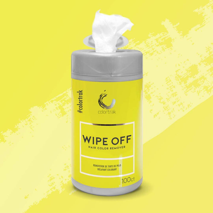 Gentle Hair Color Remover Wipes, Moist, Non-Irritating Towelettes, Formulated with Aloe, Easily Remove Hair Color Stains from Skin, Convenient Canister, 100 Wipes