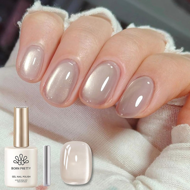 9D Cat Magnetic Eye Gel Nail Polish Holographic Rainbow Gel Polish Blue Purple Soak off U V LED Gel Polish Nail Art Design Manicure Salon DIY Home 15ML