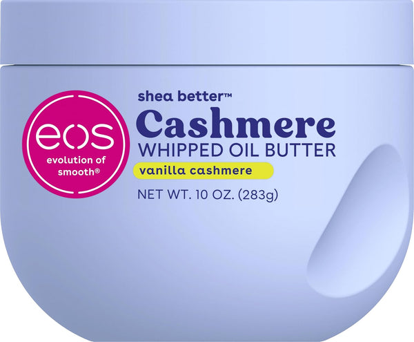 Cashmere Whipped Oil Body Butter, Vanilla Cashmere, 72 Hour Weightless Moisture for Dry Skin, Rich Formula and Deep Hydration, Body Care, 10 Oz