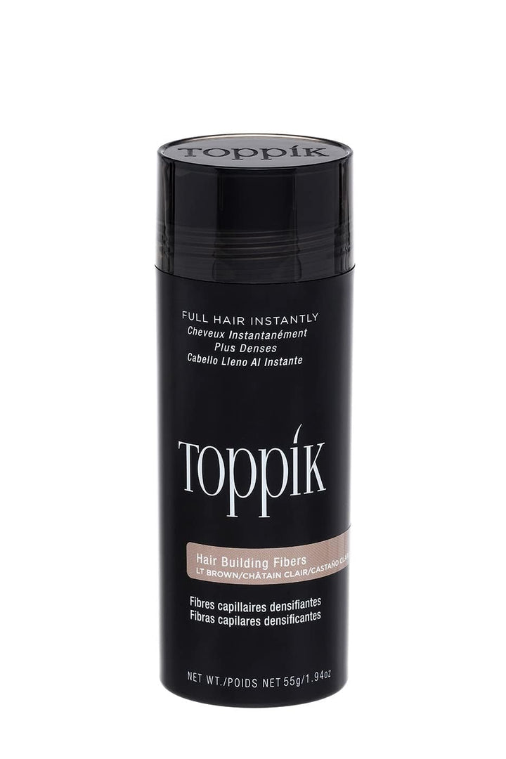 Toppik Hair Building Fibers, Fill in Fine or Thinning Hair Instantly Thicker, Fuller Looking Hair 9 Shades,4 Size Options