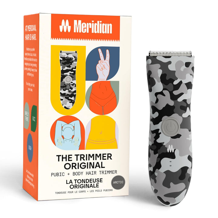 the Trimmer Original - Body Hair Trimmer for Men, Electric Shaver for Pubic Hair, Chest, Legs & Bikini, Waterproof & Rechargeable, Sage