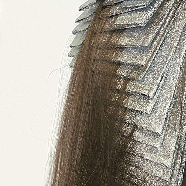 Silver Hair Foils for Highlighting - Pop up Hair Foil for Hair Highlighting, Highlight Foils for Hair, Aluminum Foil Sheets, Salon Foils for Hair Stylist, Non Slip 500 Pop up Foil Sheets