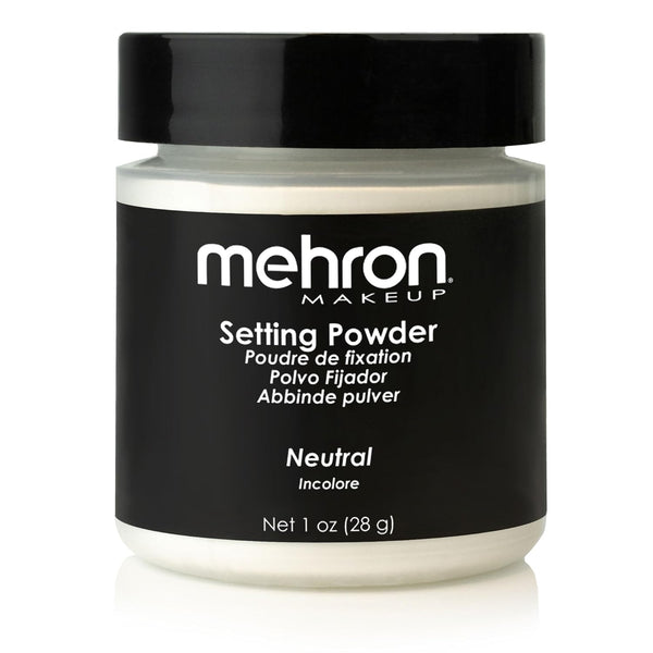 Makeup Setting Powder | Loose Powder Makeup | Perfect for Halloween 1 Oz (28 G) (Neutral)