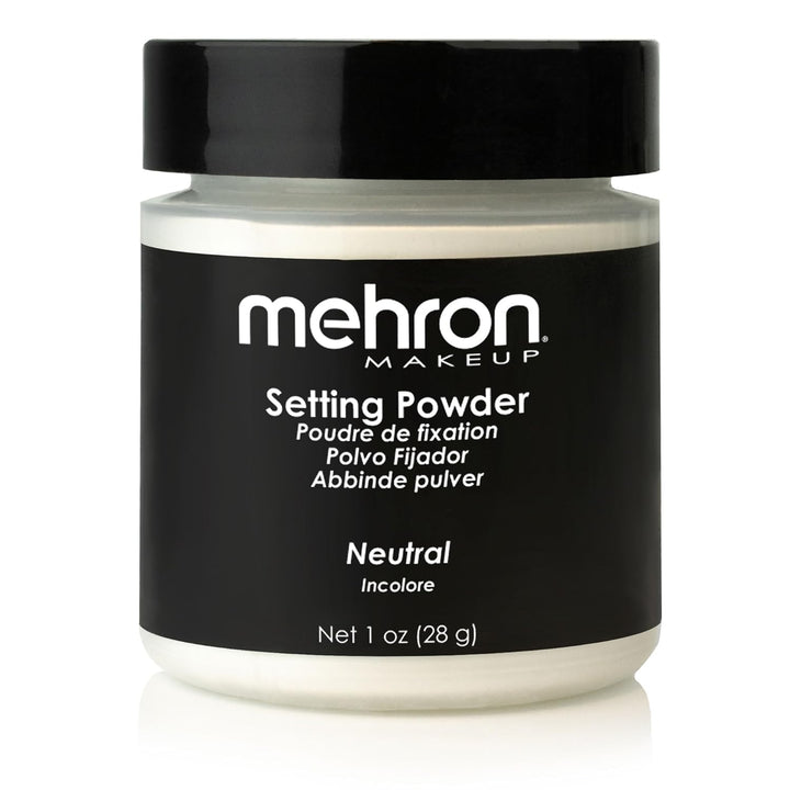 Makeup Setting Powder | Loose Powder Makeup | Perfect for Halloween 1 Oz (28 G) (Neutral)