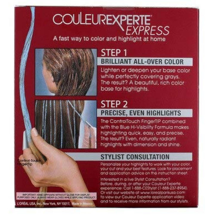Couleur Experte 2-Step Home Hair Color and Highlights Kit, French Éclair