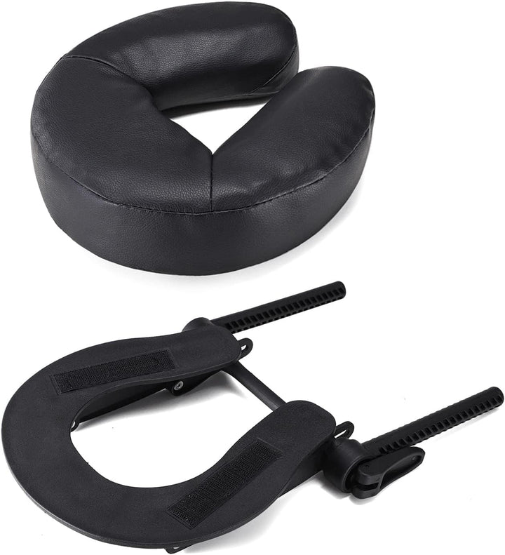 Universal Massage Table Face Cradle & Cushion, Adjustable Massage Chair Spa Bed Headrest & Face Pillow Support, Massage Platform Head Rest Cushion Cradle for Salon Home Mattress Top Massage Kit