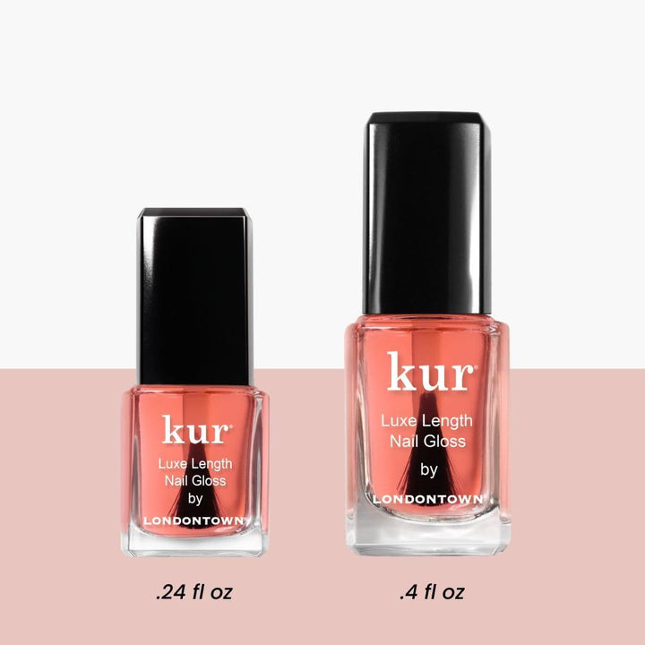 Luxe Length Nail Gloss – Strengthens & Protects Nail Length, Boosts Keratin & Ceramide Production, Prevents Breakage, .4 Fl Oz