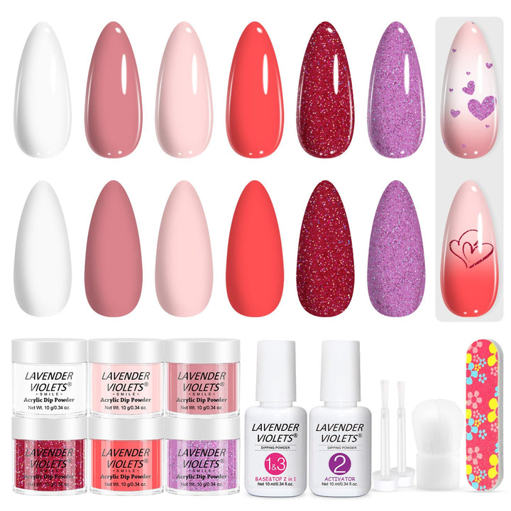 Dip Powder Liquid Set, Dipping Powder Base Top Coat, Activator, Brush Saver J705B