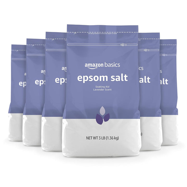 Epsom Salt Soaking Aid, Lavender Scented, 3 Pound, 1-Pack (Previously Solimo)