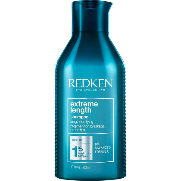 Redken Extreme Length Biotin Shampoo for Longer Hair – Promotes Healthy Hair Growth, Strengthens Damaged Hair, Prevents Hair Breakage, Infused with Biotin ​