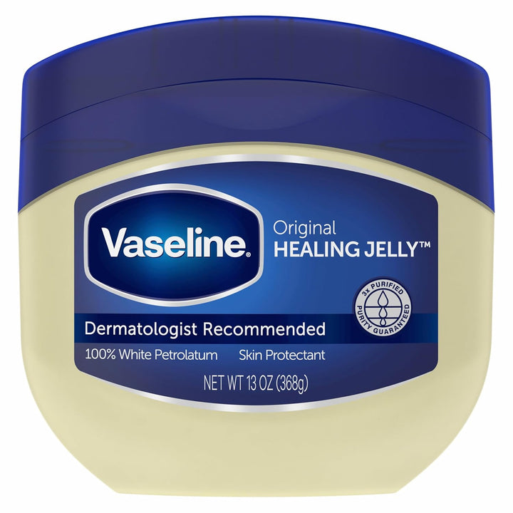 Petroleum Jelly Original 3 Count Provides Dry Skin Relief and Protects Minor Cuts Dermatologist Recommended and Locks in Moisture 13Oz