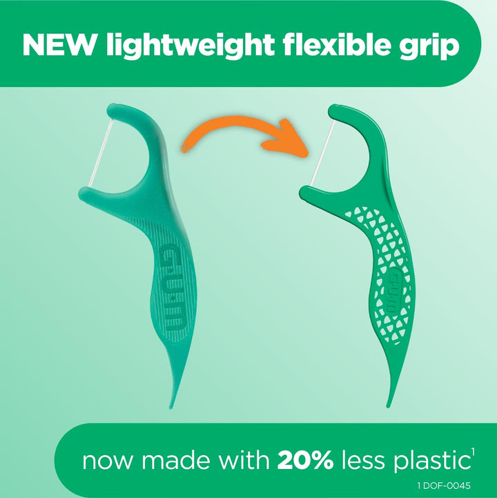 Professional Clean Floss Picks - Extra Strong Shred-Resistant Floss, Easy Grip Handle - Dental Flossers for Adults - Fresh Mint Flavor, 150 Count