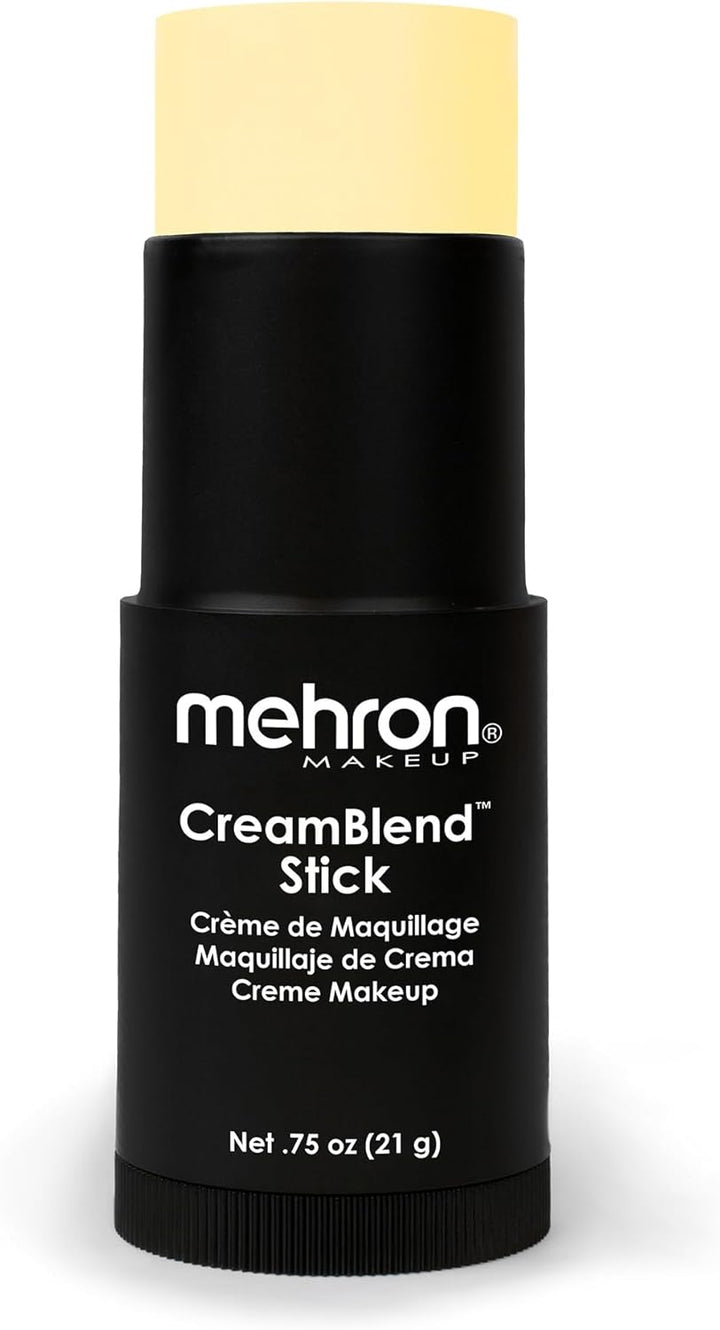 Makeup Creamblend Stick | Face Paint, Body Paint, & Foundation Cream Makeup | Perfect for Halloween .75 Oz (21 G) (White)