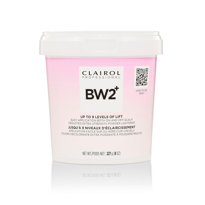 BW2+ Extra Strength Powder Lightener, up to 9 Levels of Lift for Hair Highlights & Lightening