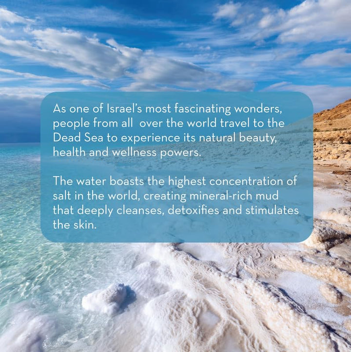 Dead Sea Mud Mask - Face Mask and Body Mud for Acne, Blackheads, and Oily Skin - Facial Self Care for Men and Women - Minimize Pores with Deadsea Mud, Clay, Charcoal - 8.8 Ounce