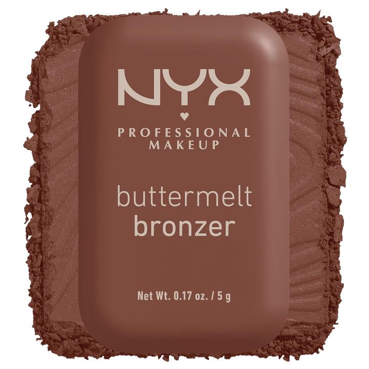 Matte Buttermelt Bronzer, Longwear Face Makeup with up to 12 Hours of Wear, Vegan Formula - Deserve Butta (Light Medium Cool)