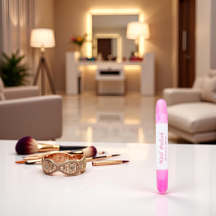 1Pc Nail Erase Pen Removable Head Nails Polish Cleaning Plastic Manicure Corrector Pens for Manicure Fingernail Home Salon Use Nails Polish,Foot, Hand and Nails Care Nail Art Pens (Pink 6G)