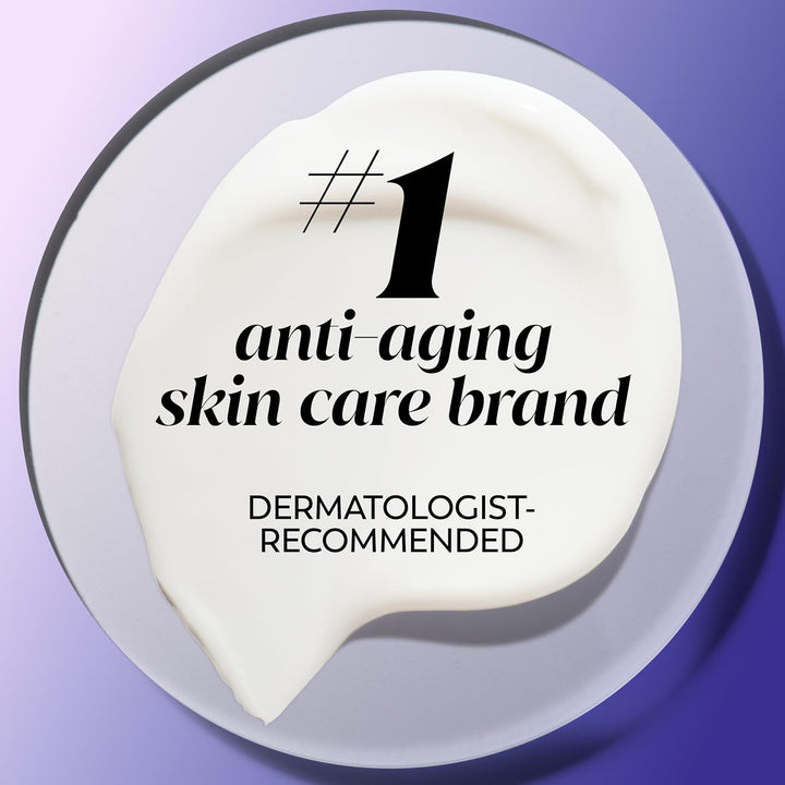 Retinol 24 Face Moisturizer, Anti-Aging Night Cream for Women, Fragrance-Free, Non Greasy - Anti-Wrinkle, Smooth Fine Lines, Tightening, Hydrating Skin Care - Peptides, Glycerin, 1.7 Oz