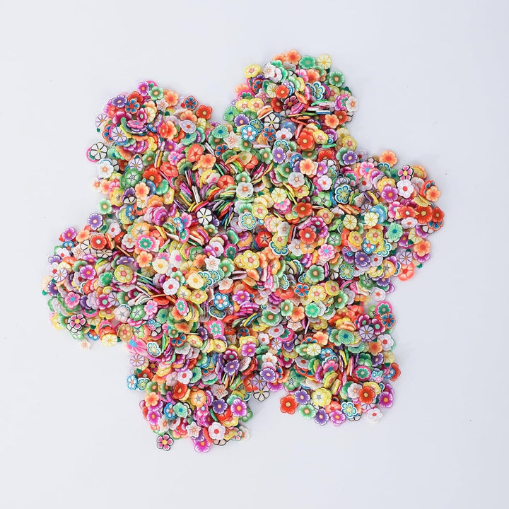 5000PCS Nail Art Slices - Cute Design Polymer Clay Slices for Nail Art, Slime Making, DIY Craft (Halloween)