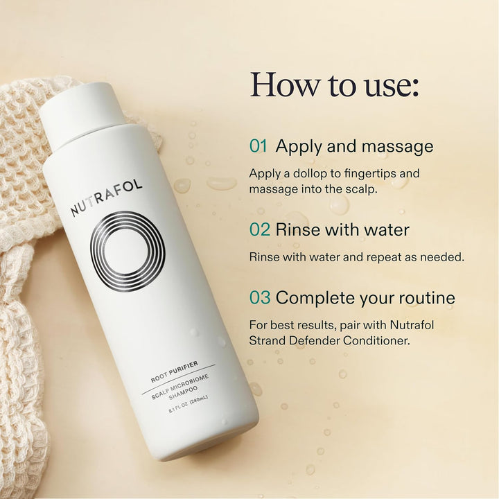 Shampoo, Cleanse and Hydrate Hair and Scalp, Improves Hair Volume, Strength and Texture, Physician-Formulated for Thinning Hair, Color Safe, Sulfate Free