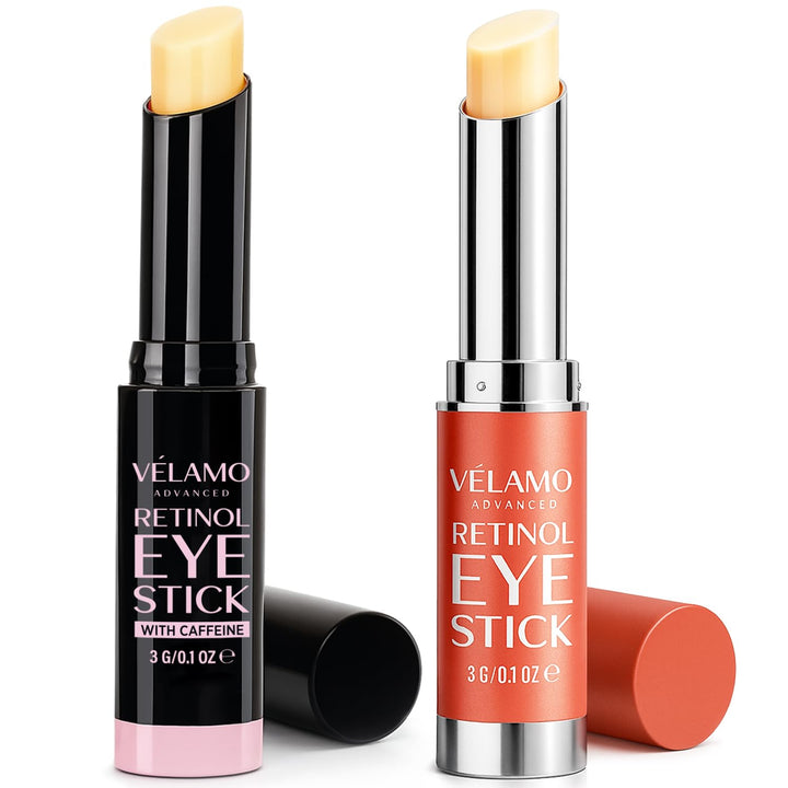 Retinol Eye Balm Stick with Bakuchiol: under Eye Cream for Dark Circles and Puffiness - anti Aging Reduces Fine Lines Wrinkles under Eye Bags in 4-8 Weeks 0.1 Oz/3G