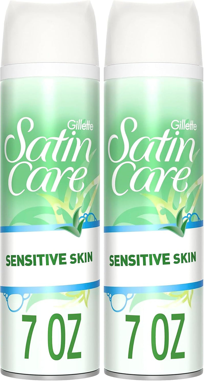 Gillette Satin Care Shaving Gel Sensitive, 7 Oz