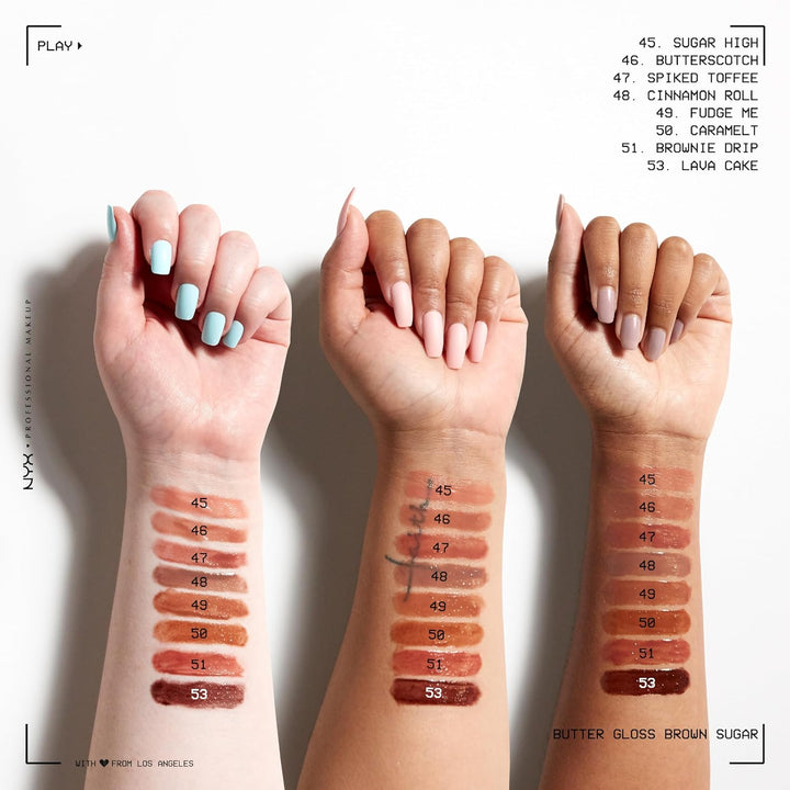 Butter Gloss, Non-Sticky Lip Gloss - Sugar Glass ,Clear