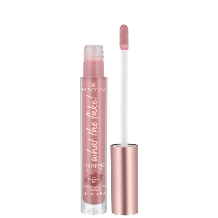 | What the Fake! Plumping Lip Filler | Volumizing Lip Gloss Made with Hyaluronic Acid and Vitamin E | Vegan & Cruelty Free, Gluten Free | Free from Fragrance & Parabens (02 | Oh My Nude!)