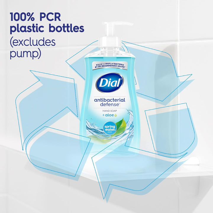 Antibacterial Liquid Hand Soap, Spring Water, 11 Fl Oz (Pack of 4)