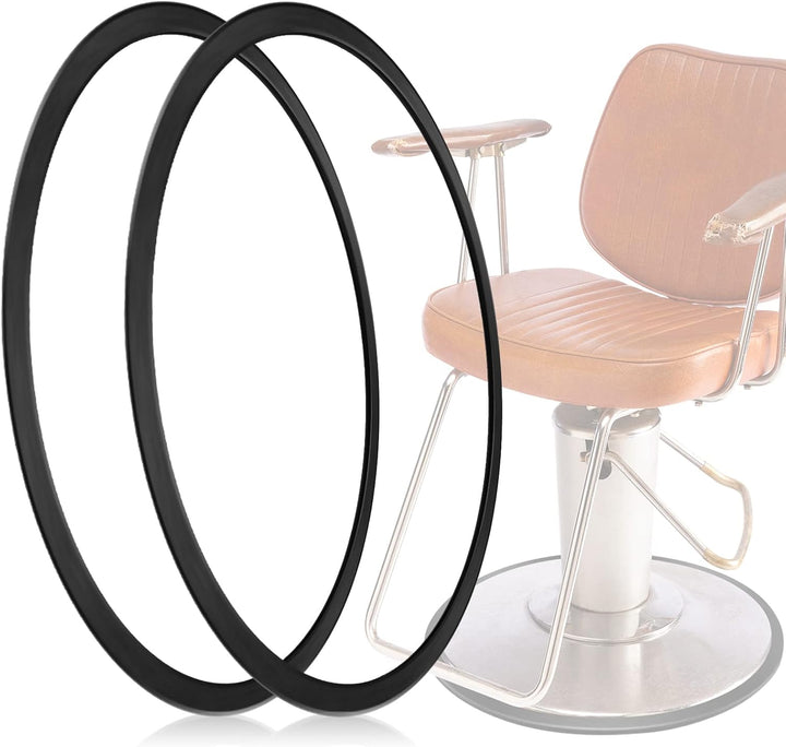22.8 Inch/ 58Cm Salon Equipment Barber Salon Styling Chair Hydraulic Base Ring Gasket for Protecting Tile Floor Wood Floor, Preventing Hair from Hiding